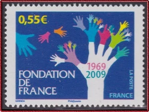 2009 FRANCE N°4335**  Fondation de France, Mains arbre, Tree hands MNH - Picture 1 of 1