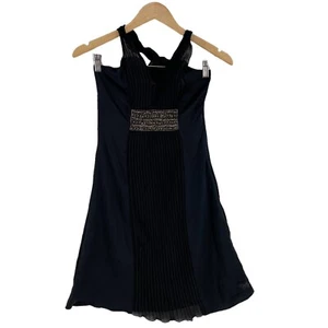 RPR €118 Chilli Pepper Black Sleeveless Halter Dress Size EU 36 UK 8 US 4 - Picture 1 of 10