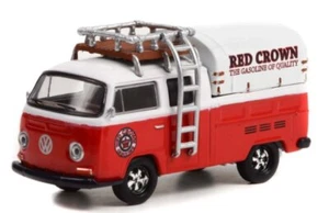 VW Volkswagen Bus T2 - Double Cab Pick up - 1969 - red crown - Greenlight 1:64 - Picture 1 of 6