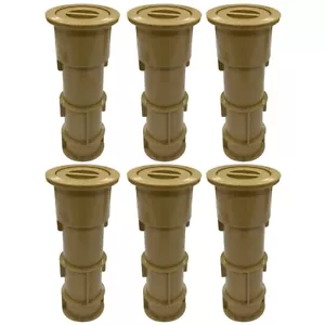 Aquastar US108 7.5" Umbrella Stands with Sleeve and Center Cap Tan (6 Pack) - Picture 1 of 5