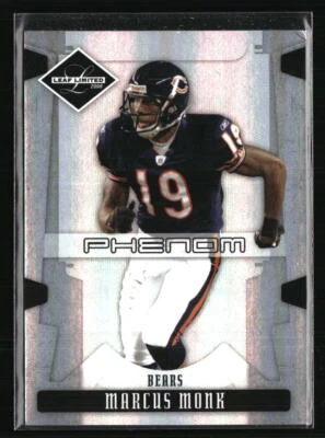 Marcus Monk 2008 Leaf Limited Phenom #265 /999 Football Card - Image 1 of 2