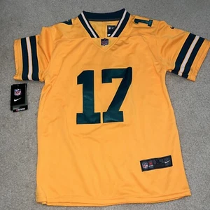 Nike Davante Adams #17 Green Bay Packers Sewn Gold Jersey Sz Kids XL New W/ Tags - Picture 1 of 2