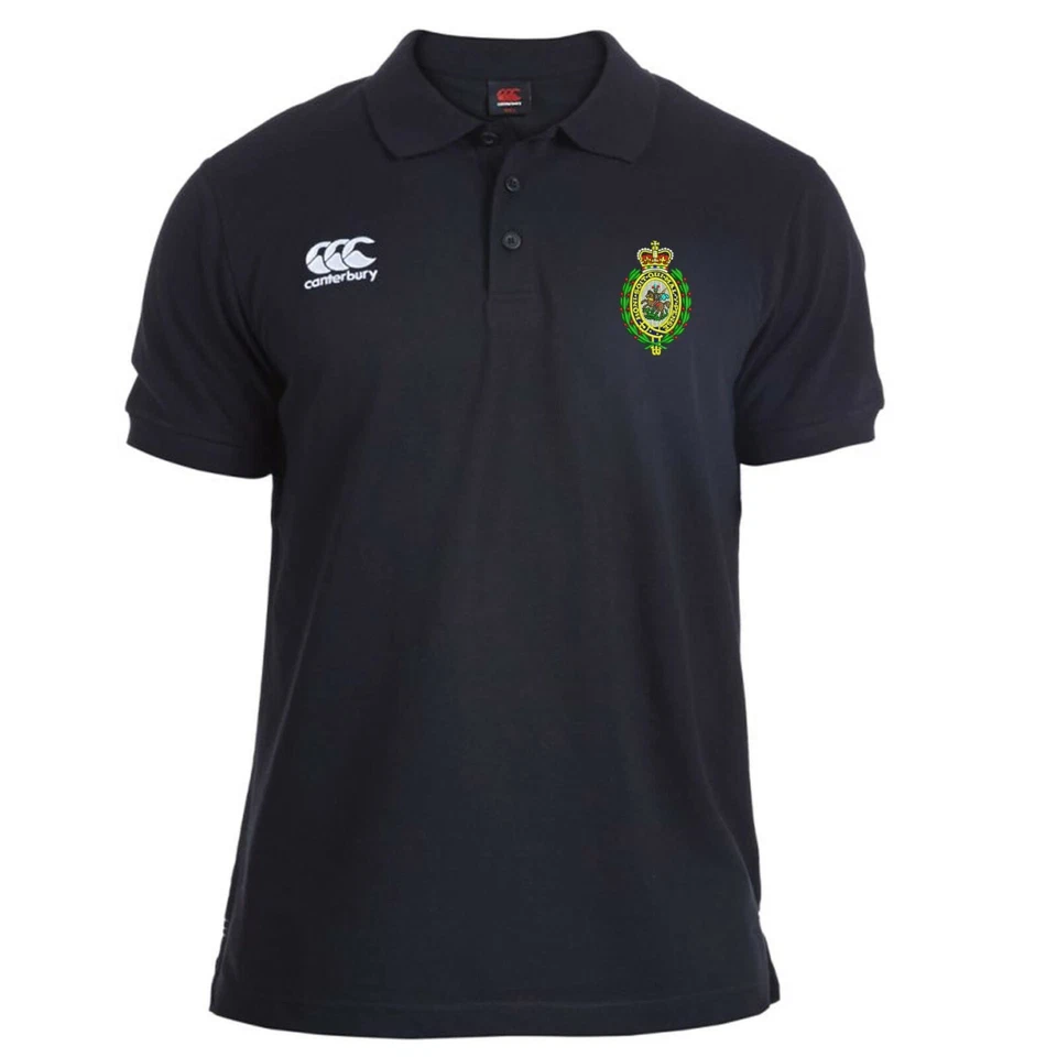 OFFICIAL Royal Regiment of Fusiliers embroidered Canterbury Rugby Polo Shirt  - Image 1 of 1