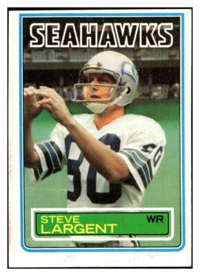 1983 Topps #389 Steve Largent - Image 1 of 2