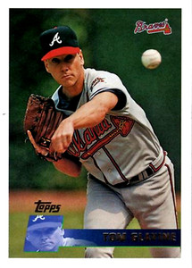 1996 Topps #262 Tom Glavine Atlanta Braves HOF