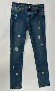Gap Kids GAP Kids Star Print Super Skinny Jeans Size 8 - Picture 1 of 8