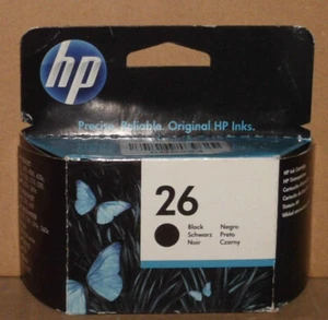 HP Tinte 51626A 26 schwarz für Deskjet Plus 400 420 500 510 520 540+ 550c 560c - Afbeelding 1 van 1