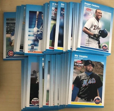 2002 Fleer Platinum Baseball Cards - You Pick Your Cards - Image 1 of 4