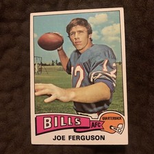 1975 Topps Football Set JOE FERGUSON Card # 327