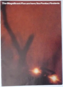 Folleto The Magnificent Five Are Here/The Pontiac Firebirds 1967 General Motors - Imagen 1 de 4
