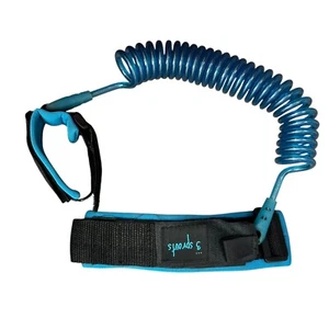 Toddler Harness Leash Baby Anti Lost Wrist Link Blue and Black Safety - Picture 1 of 3