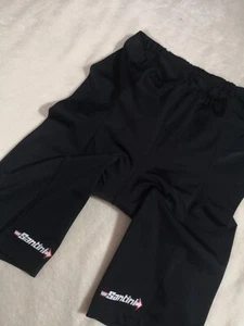Santini Radhose Fahrrad Bike gepolstert Cropped Länge Bike Herren 48 (L) Italy - Bild 1 von 12