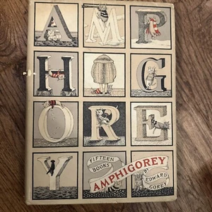 Edward Gorey- Amphigorey 1st Ed. Hardback 1972 Very Rare! Dj Fifteen Books Og - Imagen 1 de 7