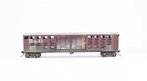 HO Brass Trains Inc. Baltimore & Ohio Steel Cattle Car Painted Weathered Japan - Picture 1 of 8