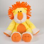 Babies R Us Lion Plush Stuffed Animal Bright Yellow Orange Floppy Sitting 20"