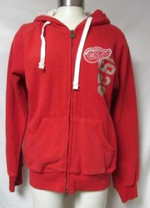 Detroit Red Wings Women's Size Large Full Zip Hoodie Sweatshirt B1 922 - Picture 1 of 4