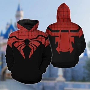 Disfraz de Spider-Man Superior Sudadera con Capucha 3D, Juegos con disfraces de Spider-Man, Halloween Super Her - Imagen 1 de 2