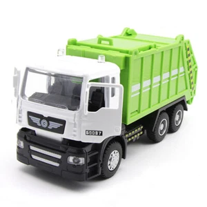 Garbage Truck Toy Model Rubbish Truck Diecast Toy Car Boys Toys for Kids Gifts - Picture 1 of 8