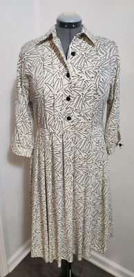 Vintage Drerss Leslie fay petite size 12 Very Nice See Pics - Image 1 of 4