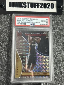 2019-20 Clearly Donruss Zion PSA 10 /49 POP 3 Red Rookie All Clear For Takeoff 9 - Picture 1 of 4