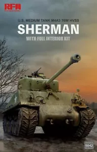 Ryefield-Model RM5042 1/35 M4A3 76W HVSS Sherman w/w/Full Interior - Imagen 1 de 1