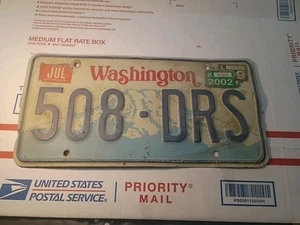 Old Washington Plate 508-Drs Last Tabbed July 2002 - Picture 1 of 2