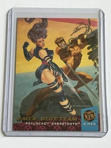 X Men Blue Team 112 Marvel Fleer Ultra X Men 1994 casi nuevo 7,0 + Psylocke & Sabretooth - Imagen 1 de 13