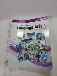Abeka Homeschool Language Arts 1 Curriculum Lesson Plans Book Spiral Teacher - Picture 1 of 10