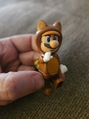 Nintendo Super Mario Bros Mapache LEGO Ladrillo Personaje Figura Juguete De Colección RARO Foto 1 de 4