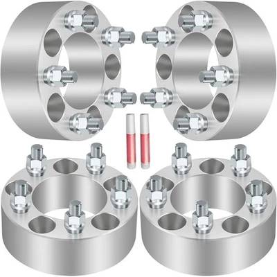 4 piezas espaciadores de rueda 5x4,5 5x114,3 para camioneta Toyota Tacoma Highlander 2" 12x1,5 Foto 1 de 4