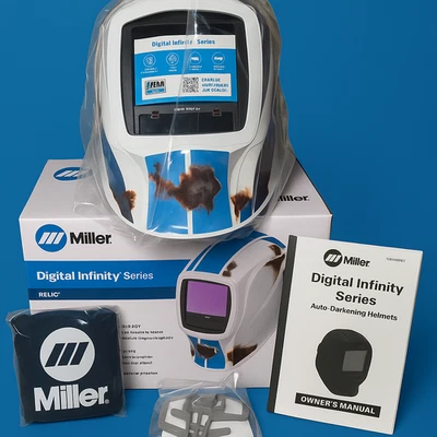 Miller Digital Infinity Relic Welding Helmet w/ClearLight 4X Lens -296782 NEW  - Image 1 of 4