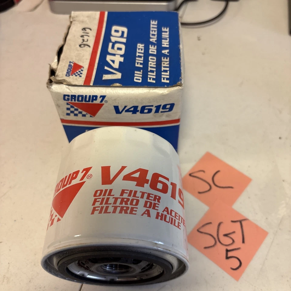 Group 7 Oil Filter V4619 NOS - Image 1 of 3