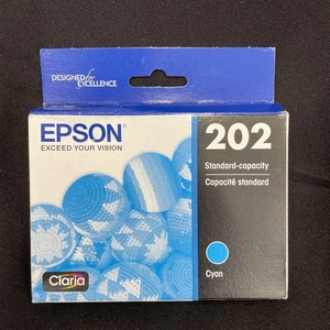 EPSON 202 Standard Capacity Cyan EXP 5/2024 T202220 1281 - Picture 1 of 3