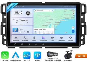 8+128 Android 13 8" Car Stereo DSP Audio GPS Navi Radio for GMC Sierra 2007-2013 - Picture 1 of 21