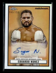 Eduardo Nunez 2024 Topps Chrome Boxing 1951 Ringside Auto Refractor 048/150 - Picture 1 of 2