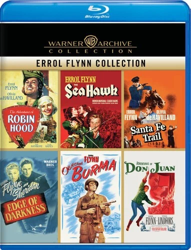 Errol Flynn Collection [New Blu-ray] Boxed Set, Digital Theater System, Mono S - image 1 of 1