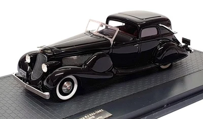 Matrix 1/43 Scale MX40406-031 - 1935 Duesenberg SJ LWB Bohman & Schwartz - Black - Image 1 of 4