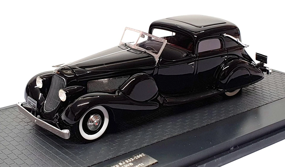 Matrix 1/43 Scale MX40406-031 - 1935 Duesenberg SJ LWB Bohman & Schwartz - Black — 第 1/4 张图片