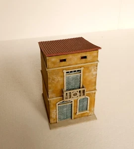 Segunda Guerra Mundial, Guerra Civil Española - CASA PEQUEÑA - 28mm - TOTALMENTE CONSTRUIDA, PINTADA Y CONVERTIDA - Imagen 1 de 7
