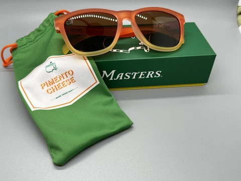 New! 2023 Masters Golf Augusta Goodr Limited Sunglasses 'Pimento Cheese’. RARE Cover