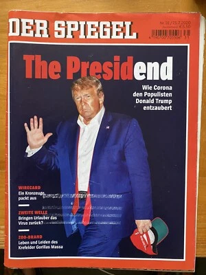 President Donald Trump Biden Canada Jane Goodall Pand Der Spiegel Magazine 2020 - Image 1 of 4