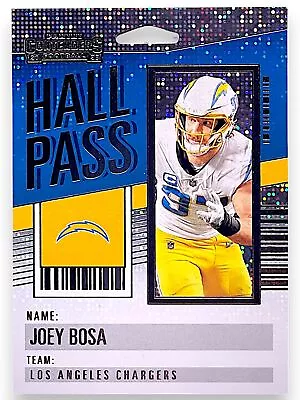 2023 Panini Contenders #10 Joey Bosa Hall Pass - Image 1 of 2