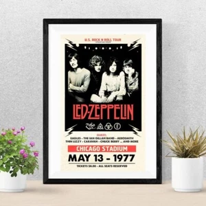 LED ZEPPELIN POSTER Led Zeppelin Concert Poster 1977 Concert Poster Music - Picture 1 of 5
