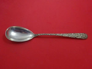 Repousse by Jenkins & Jenkins Sterling Silver Stuffing Spoon Ovoid 11 7/8" - Picture 1 of 1