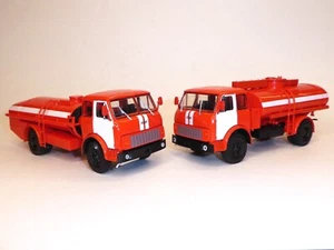 MAZ AC-8-5334 Tanker TZA-8-5334 Refueler Fire Department Truck USSR 1/43 Diecast - Picture 1 of 35