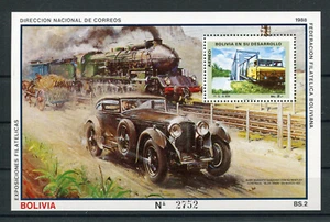 Bolivia Bloque 171 Perfecto Estado/Ferrocarril 2/11949 - Imagen 1 de 1