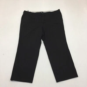 Dockers Chino Trousers Cotton Pants Straight Fit Mens Size 44W 29L Black - Picture 1 of 9