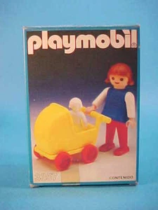 VINTAGE PLAYMOBIL ANTEX #3357 "GIRL AND PRAM" * SEALED NEVER USED * ARGENTINA - Picture 1 of 4