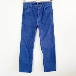 Vineyard Vines Classic Fit Flat Front Corduroy Club Dress Pant Blue Boys Sz 14 - Picture 1 of 2