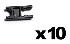 Job Lot : 10 K'NEX Pieces - Black Clip with Socket end - #90945 - Picture 1 of 5